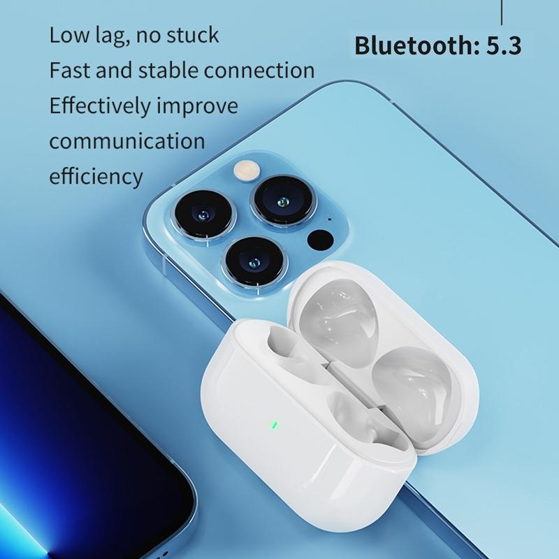 High-Fidelity Bluetooth 5.3 Earphones - White-1915197121158582274