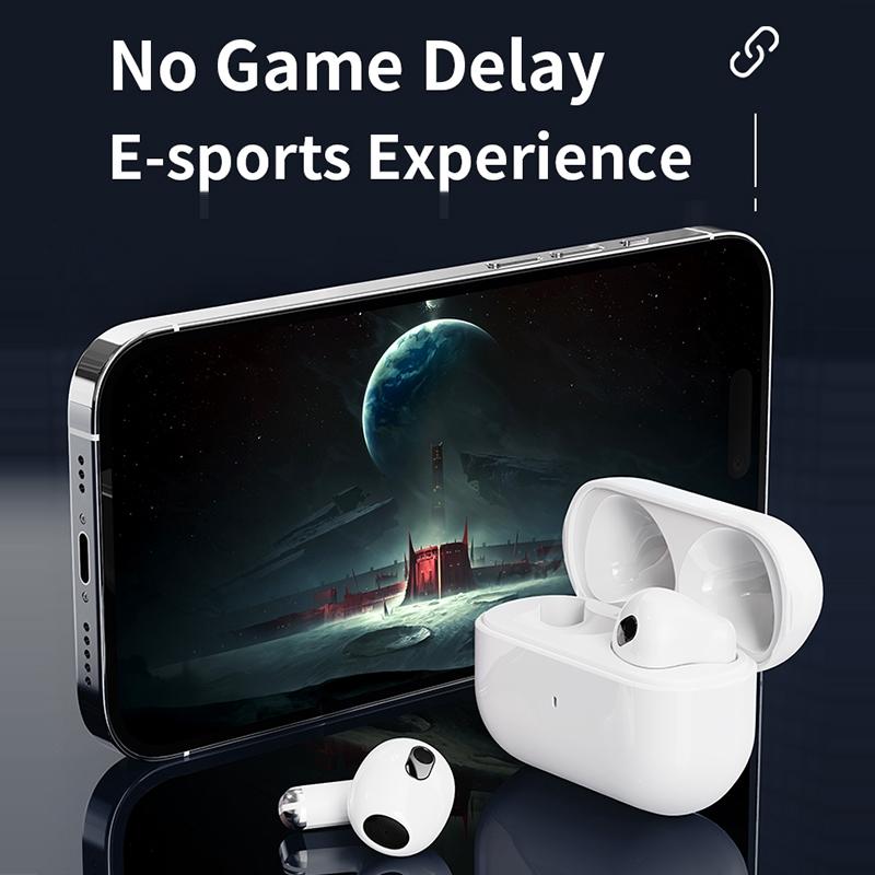 High-Fidelity Bluetooth 5.3 Earphones - White-1915197121158582276