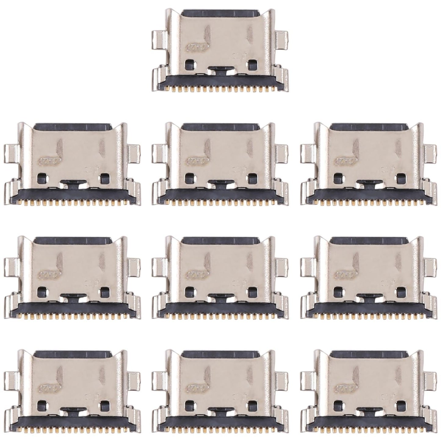 10-Piece Charging Port Connector For Samsung Galaxy M52 5G - Compatible With Sm-M526B-1915197541964713988