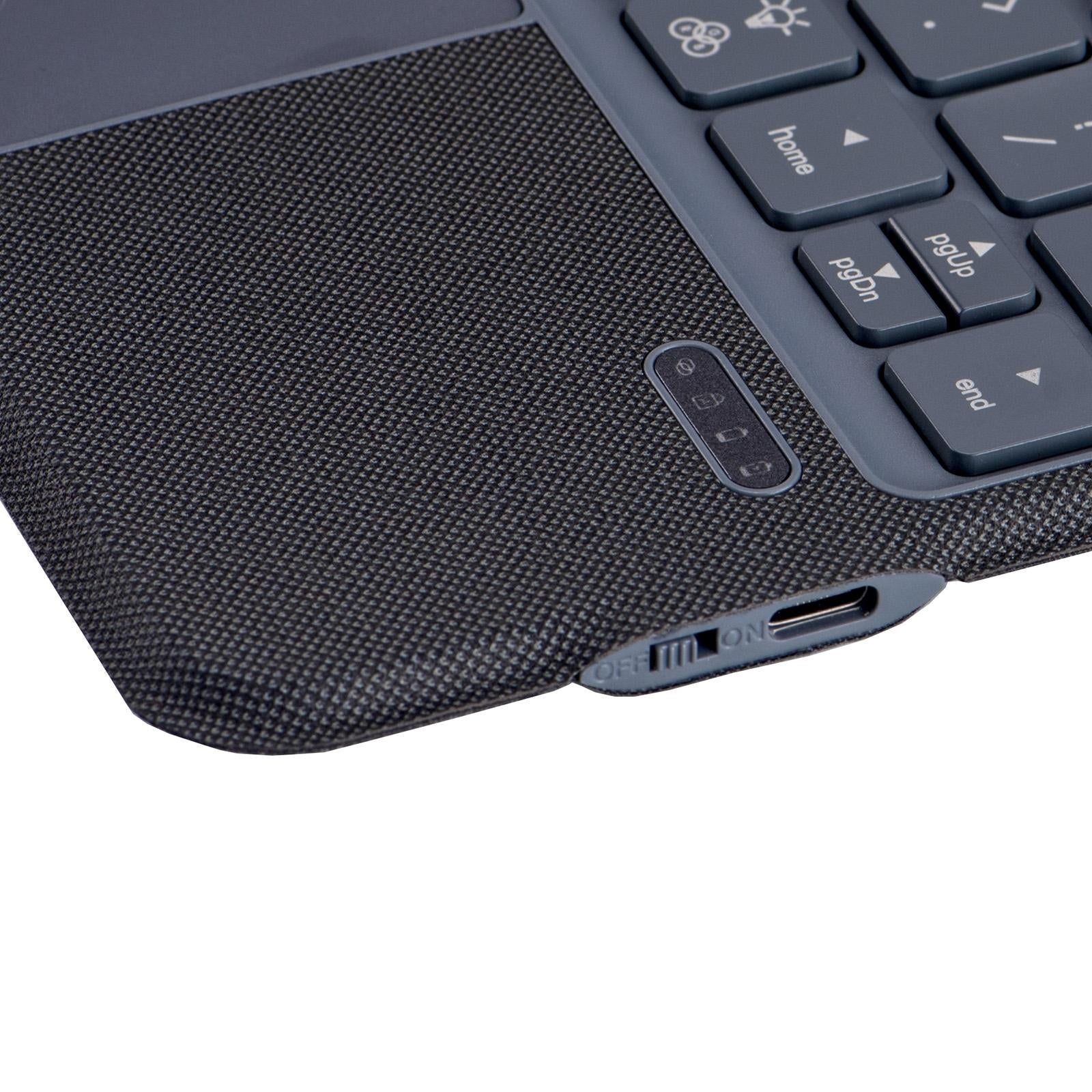 Bluetooth Keyboard Leather Case For Ipad Air 11 / 10.9 / 10.5 / Pro 11 - Black-1915196929445335046