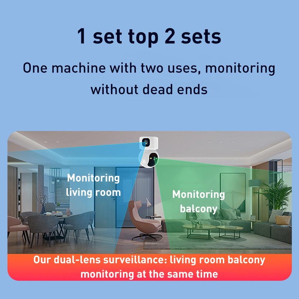 Wireless Smart Ptz Camera - 2Mp Dual Lens-1915198327645933571