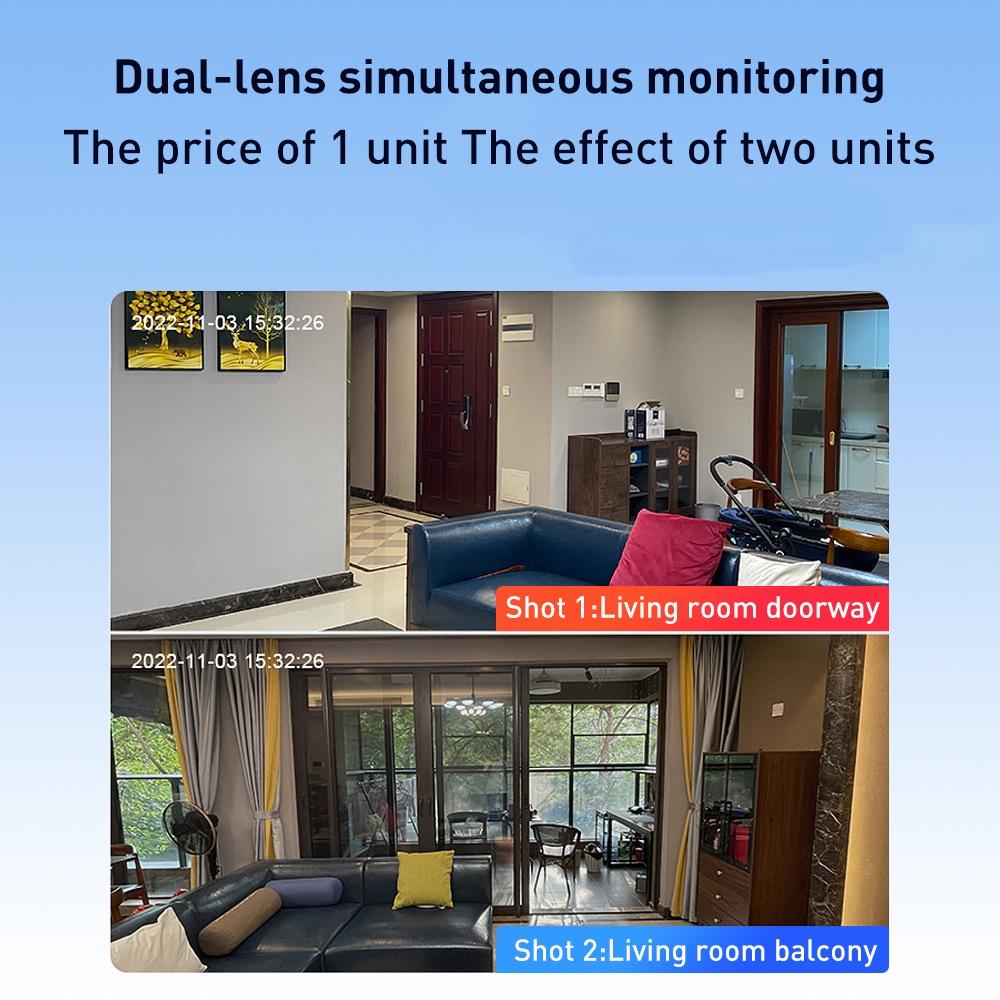 Wireless Smart Ptz Camera - 2Mp Dual Lens-1915198327645933572
