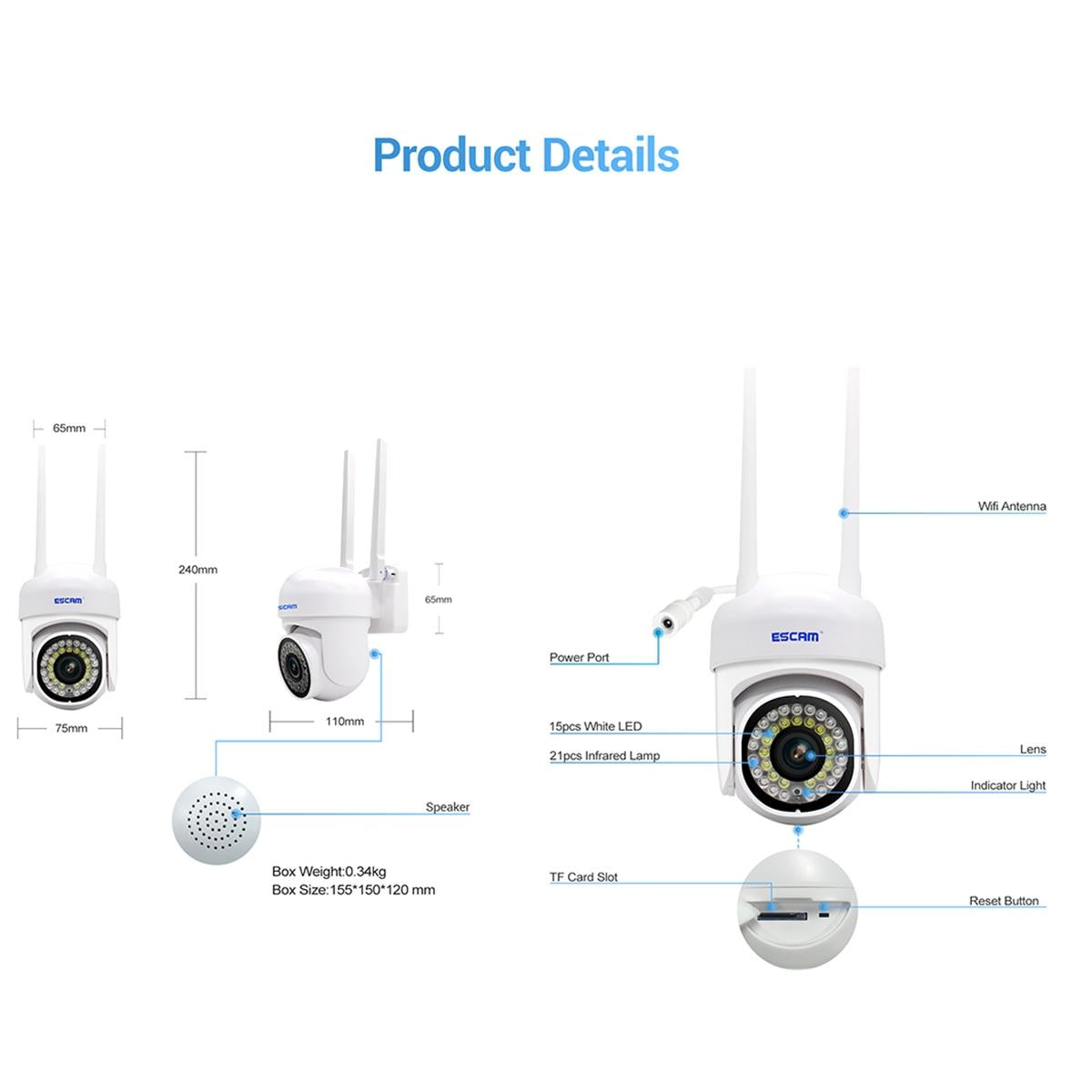 Smart Hd Wifi Camera With Full Colour Night Vision And Motion Detection-1915196529031909379
