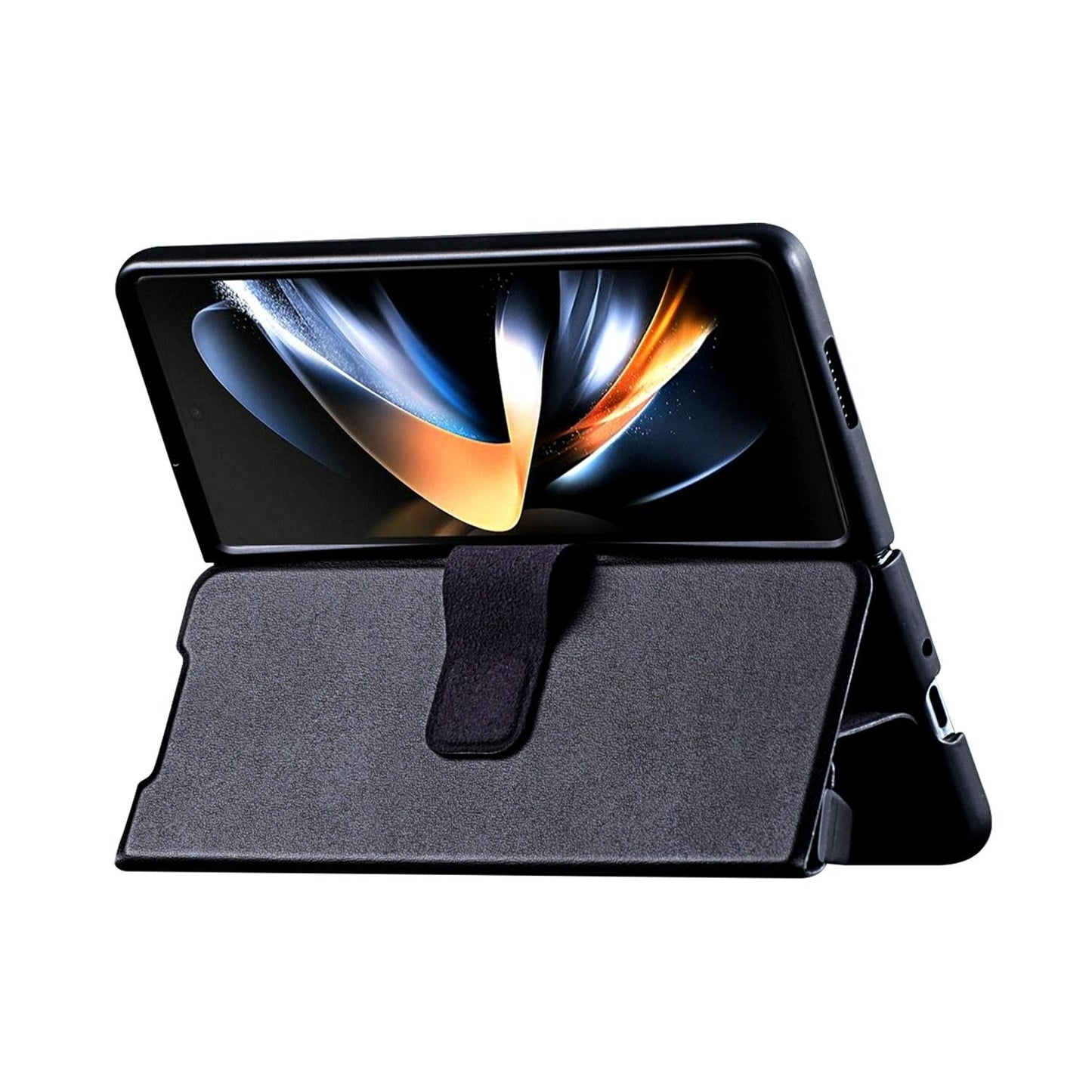 Foldable Magnetic Phone Case With Pen Holder For Samsung Galaxy Z Fold 4 - Portable And Practical-1915197136178384897