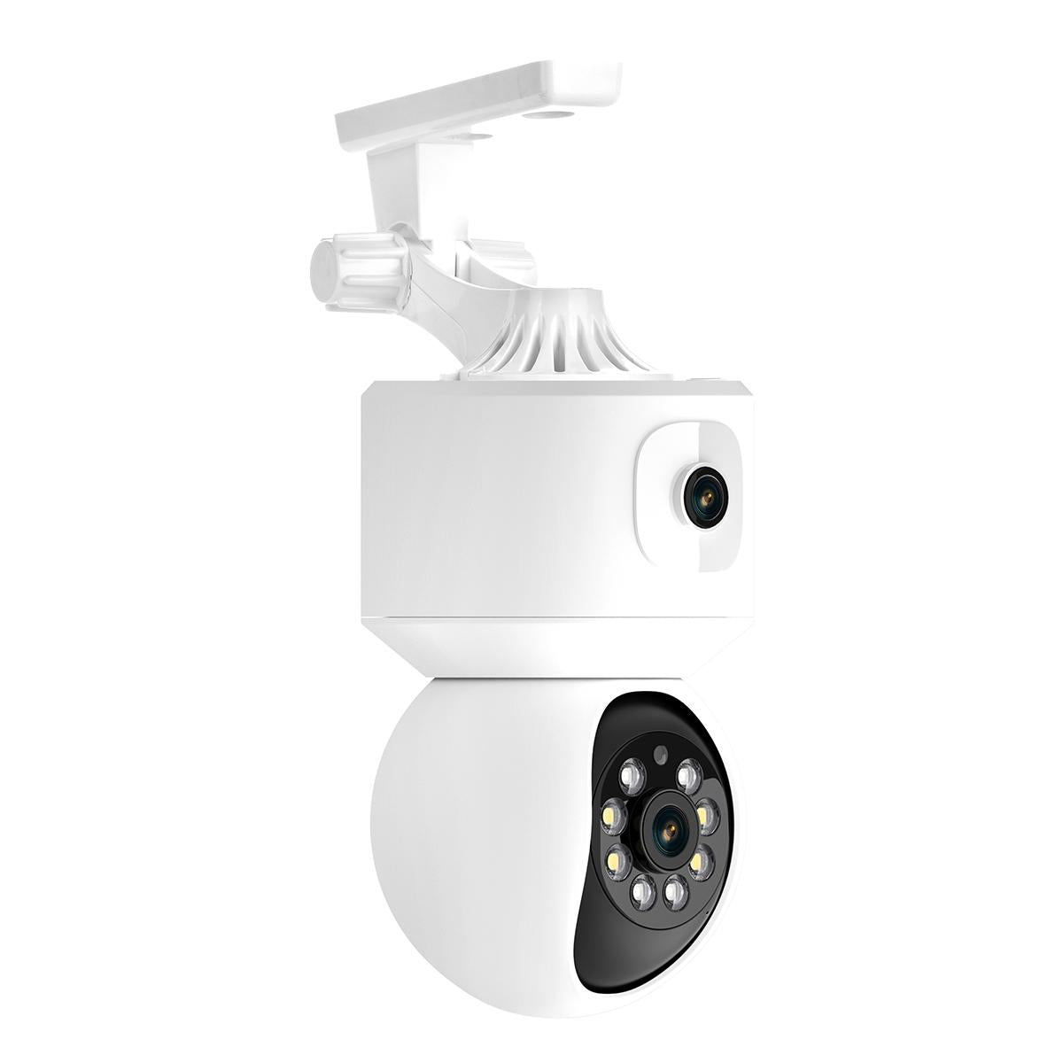2Mp Dual Lens Dual Screen Wifi Camera With Two-Way Voice & Motion Detection - Surveillance-1915196527073169409
