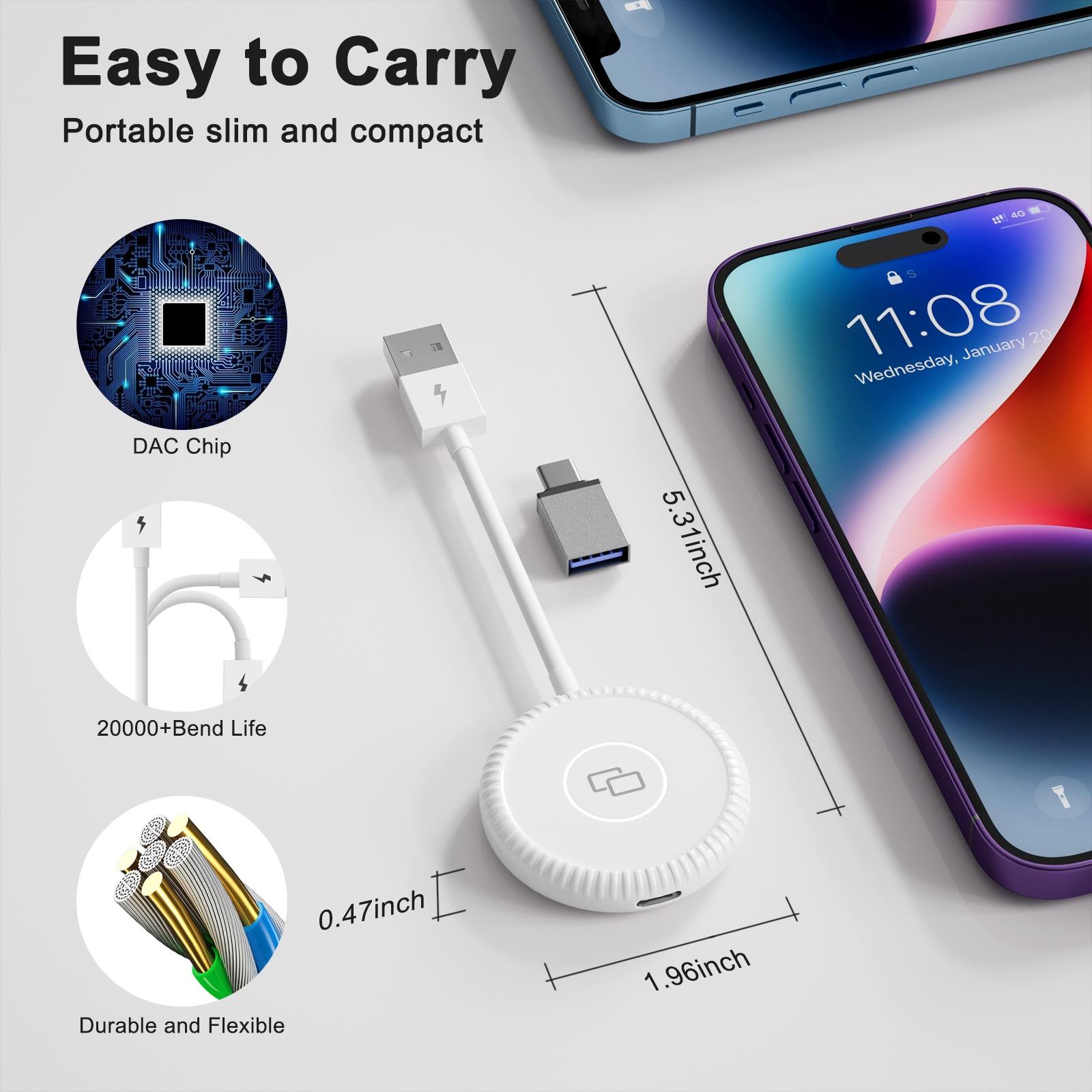 Carplay Mirror Adapter For Iphone - Usb & Usb-C-1915196952002301957