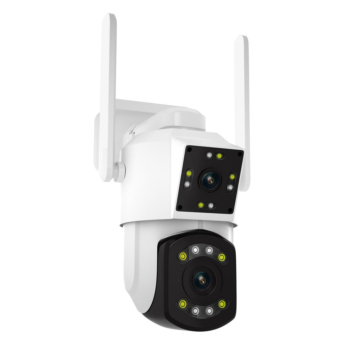 2Mp Dual Lens Dual Screen Wifi Camera With Two-Way Voice & Motion Detection Cloud Storage Support-1915196518768447489