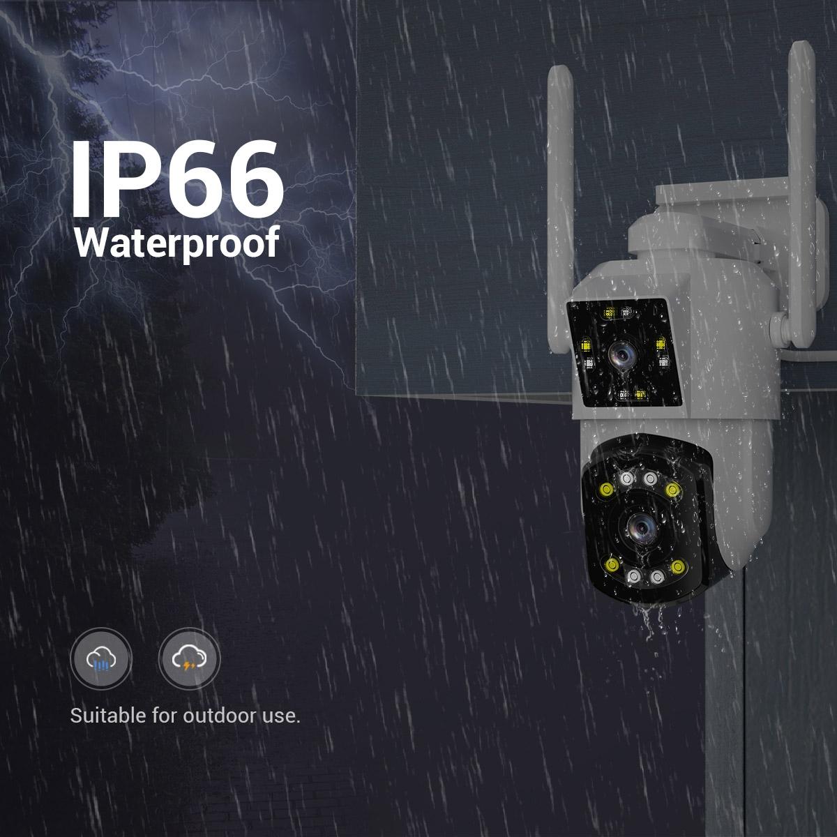 2Mp Dual Lens Dual Screen Wifi Camera With Two-Way Voice & Motion Detection Cloud Storage Support-1915196518768447496