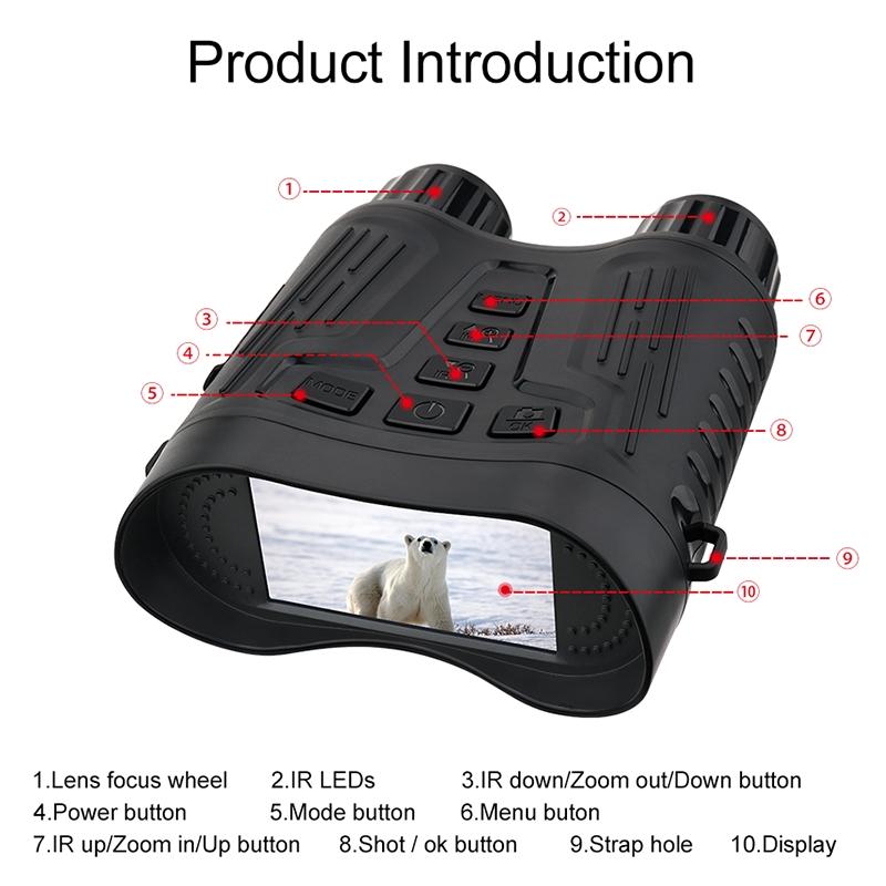 4K Infrared Night Vision Binoculars With 3.2 Tft Screen-1922443439186776066