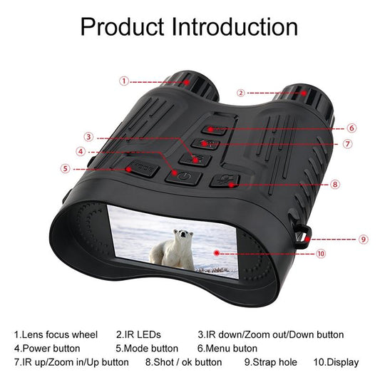 4K Infrared Night Vision Binoculars With 3.2 Tft Screen-1922443439186776066