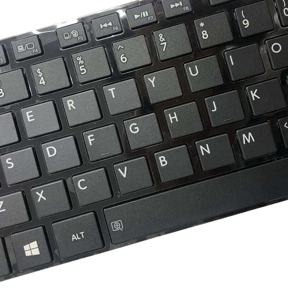 Toshiba L840 / L800 Keyboard With Frame - Black-1915198270238494723