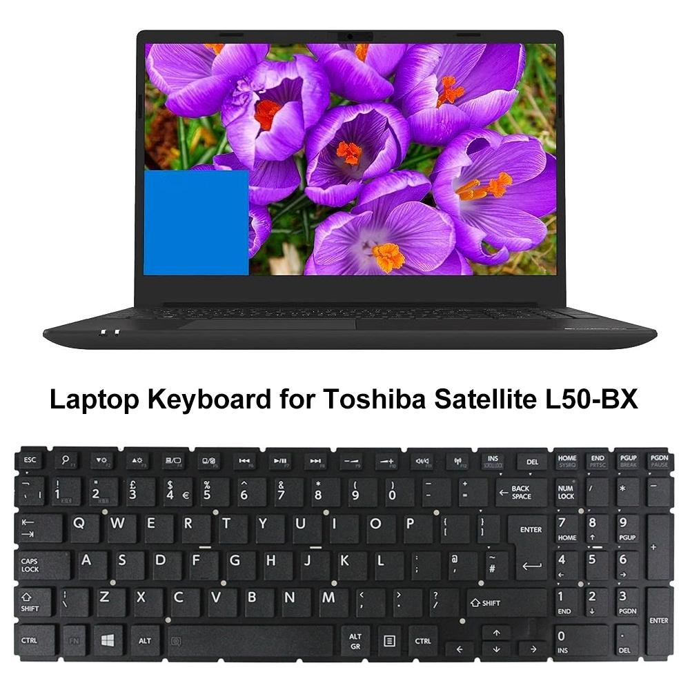 Toshiba L50-Bx Laptop Keyboard - Uk Version-1915198261073940484