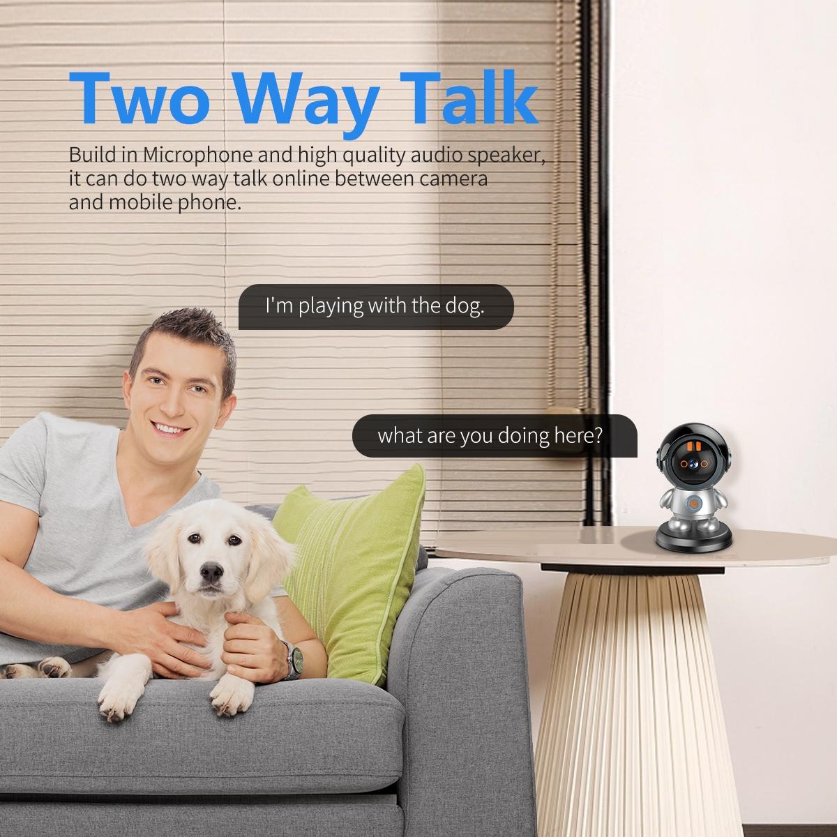 3Mp Humanoid Detection Wifi Ip Camera - One Click Call-1915196519531810825
