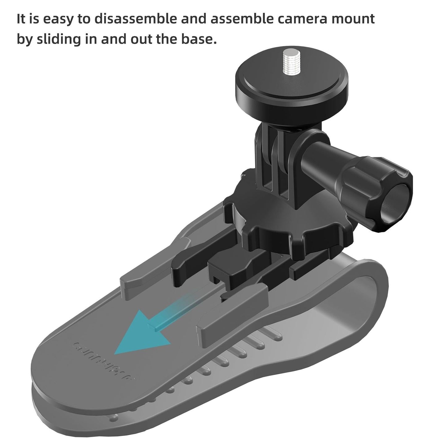 360 Degree Rotating Sun Visor Camera Mount For Vlogging-1915196908645781508