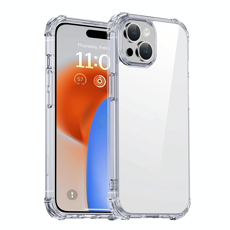 Crystal Clear Shockproof Phone Case For Iphone 15 By Ipaky-1915196657721544710