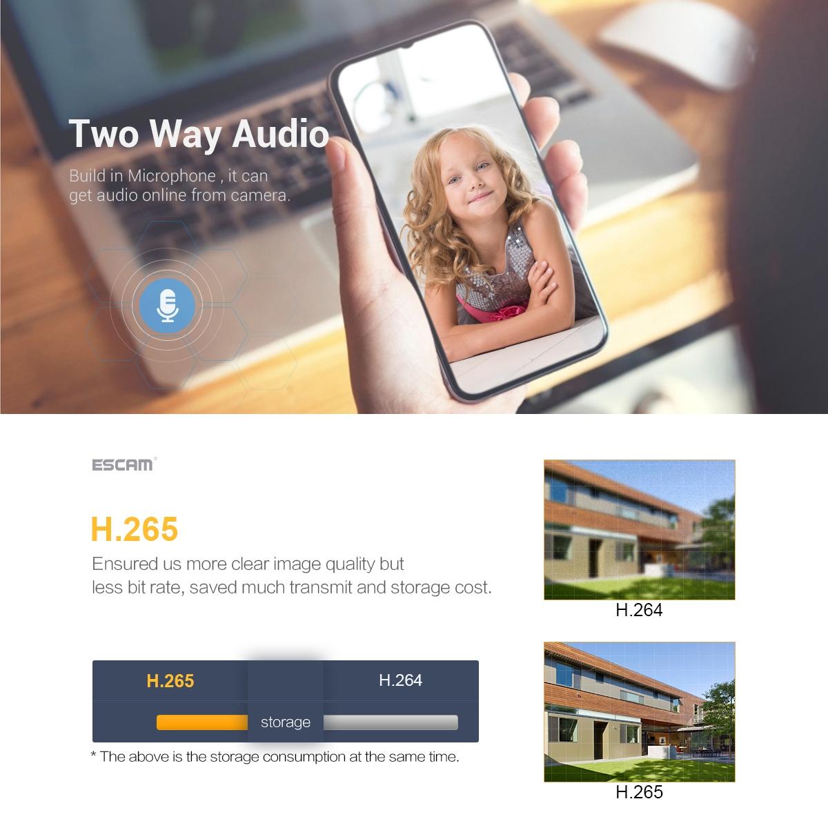 Smart Robot Dog Camera With Dual Lens Wifi Cloud Storage Two-Way Audio Night Vision-1915197806625296392