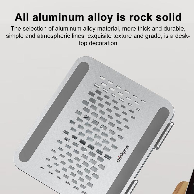 Lenovo Thinkplus Desktop Laptop Holder - Silver-1915196822377336834