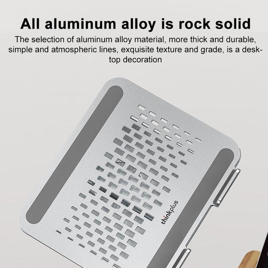 Lenovo Thinkplus Desktop Laptop Holder - Silver-1915196822377336834