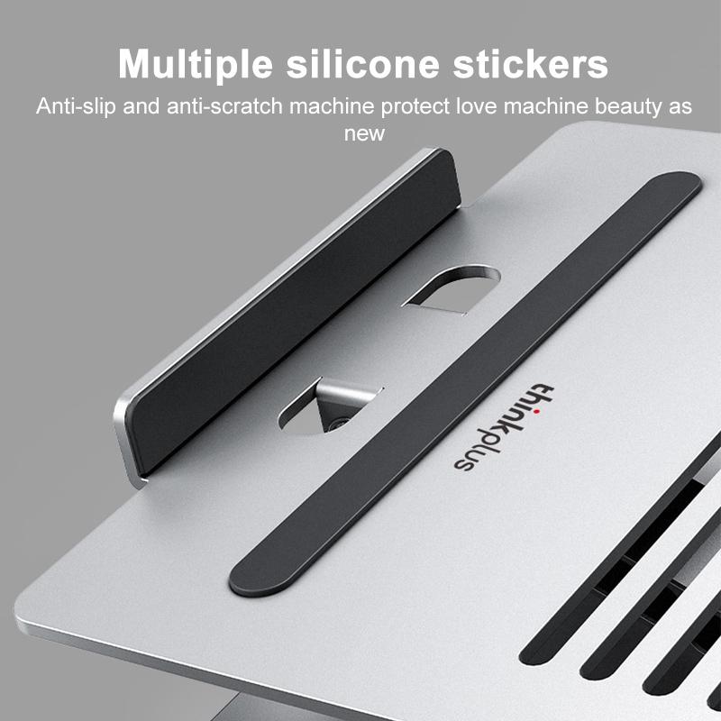 Lenovo Thinkplus Laptop Stand - Silver Desktop Compatible-1915196843621486596