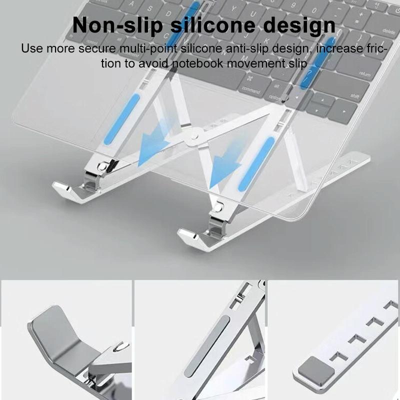 Lenovo Thinkplus Folding Laptop Stand - Silver-1915196918229766145