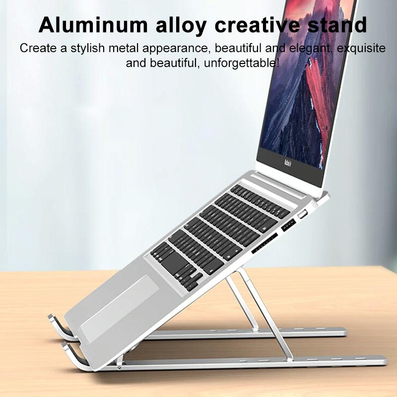 Lenovo Thinkplus Folding Laptop Stand - Silver-1915196918229766148