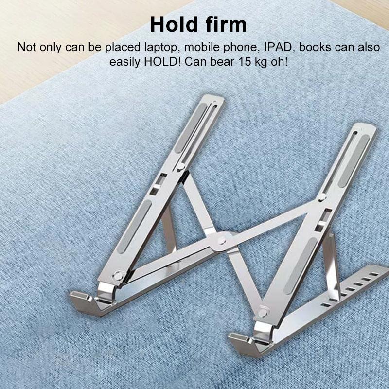 Lenovo Thinkplus Folding Laptop Stand - Silver-1915196918229766149