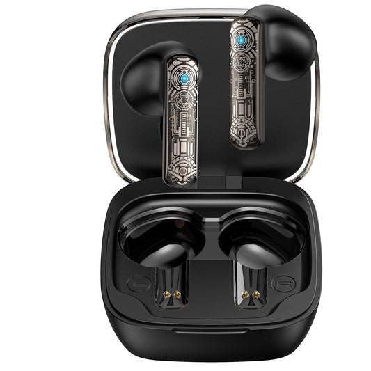 Black Tws Bluetooth Gaming Earphones With Noise Reduction-1915196854199521281