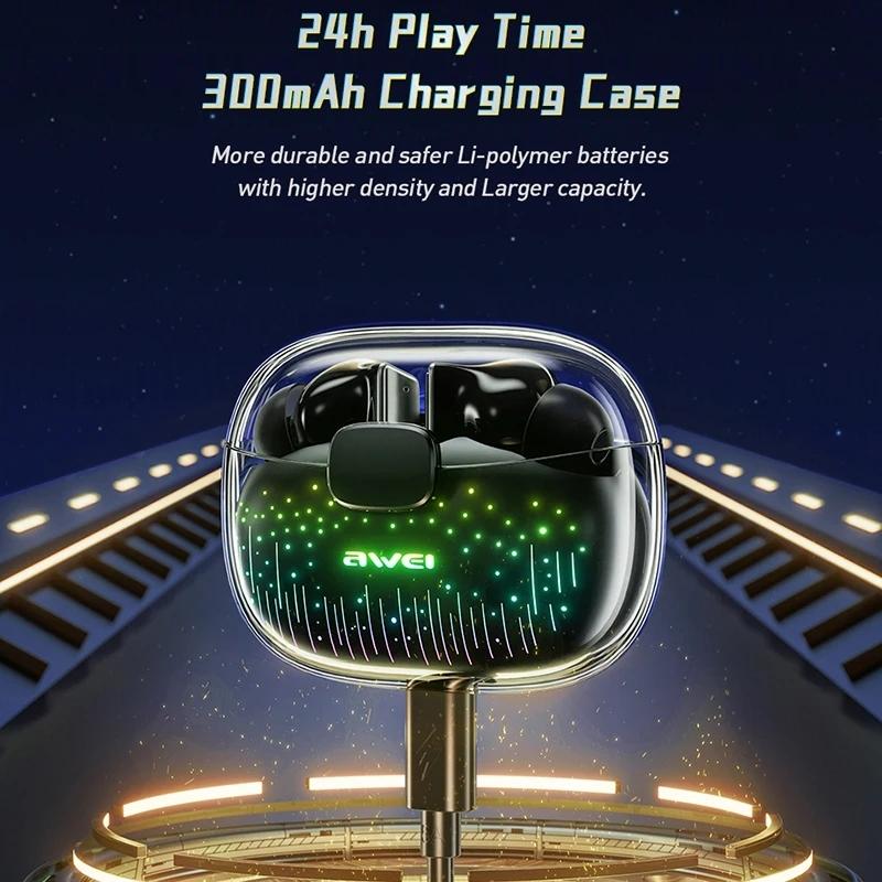 Black Tws Gaming Bluetooth Earbuds - T52-1915196808242532355