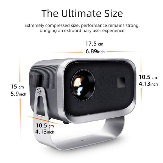 360 Degree Rotating Mini Led Projector - 150 Lumens 1280X720P-1915197694020816897