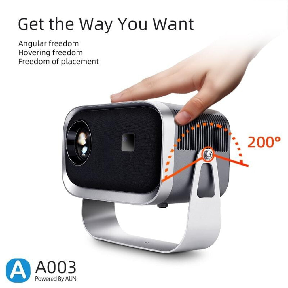 360 Degree Rotating Mini Android Projector - 150 Lumens 1280X720P-1915197947591659523