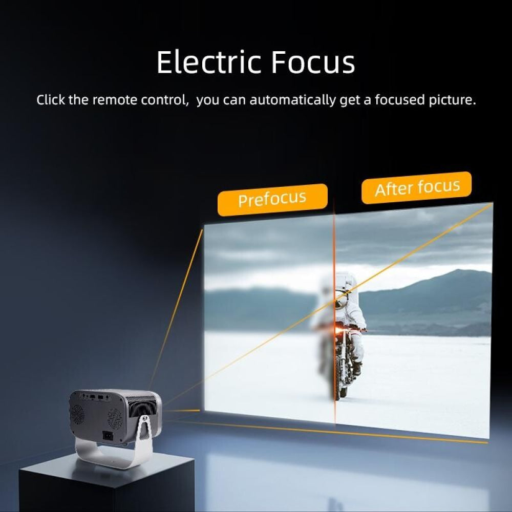 360 Degree Rotating Mini Android Projector - 150 Lumens 1280X720P-1915197947591659527