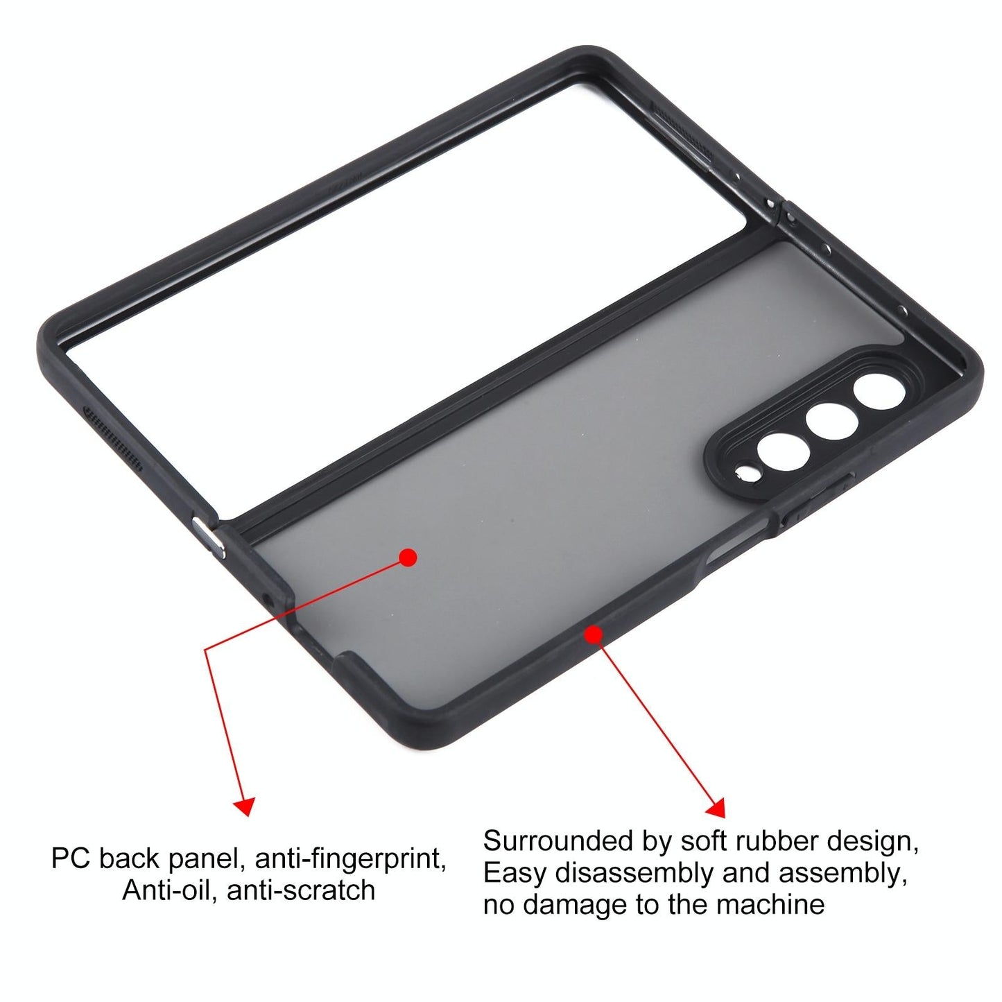 Samsung Galaxy Z Fold 4 Matte Tpu Pc Case-1915198146170982403