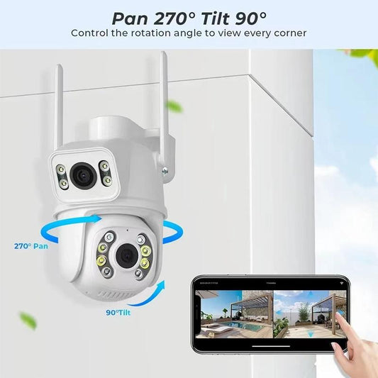 6Mp Dual Camera With Wifi Two-Way Voice Intercom & Ai Recognition-1915196518990745602