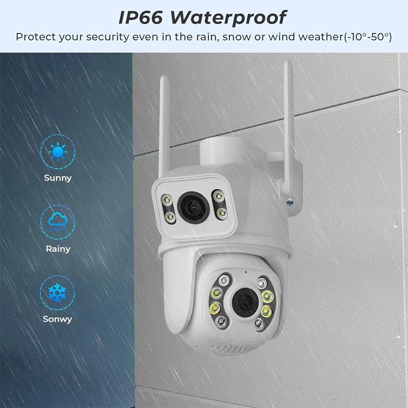 6Mp Dual Camera With Wifi Two-Way Voice Intercom & Ai Recognition-1915196518990745605