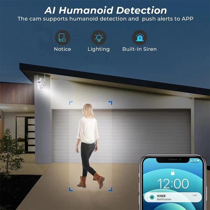 6Mp Dual Camera With Wifi Two-Way Voice Intercom & Ai Recognition-1915196518990745606