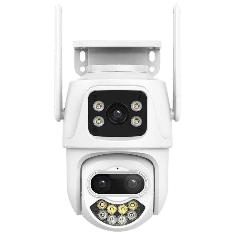 3Mp Wifi Triple Camera With Two-Way Voice Intercom & Infrared Night Vision - Supports-1915196528482455553
