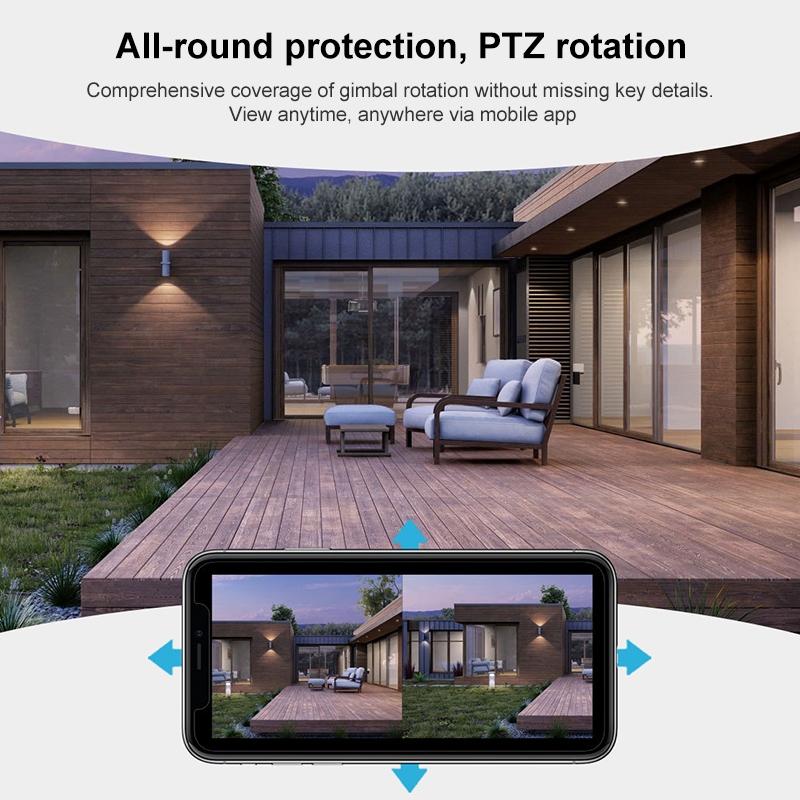 3Mp Wifi Triple Camera With Two-Way Voice Intercom & Infrared Night Vision - Supports-1915196528482455561