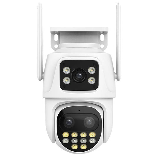 3Mp Wifi Triple Camera With Human Face Recognition & Ai Alarm - Compact Design-1915196520131596289