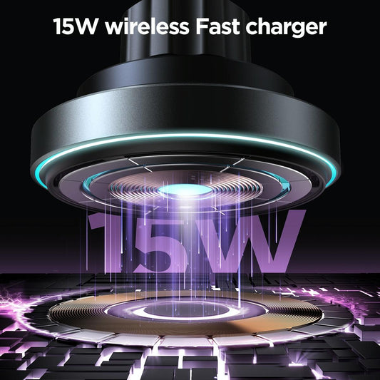 Pro Magnetic Wireless Car Charger For Jr-Zs240 - Black-1915196888886415362