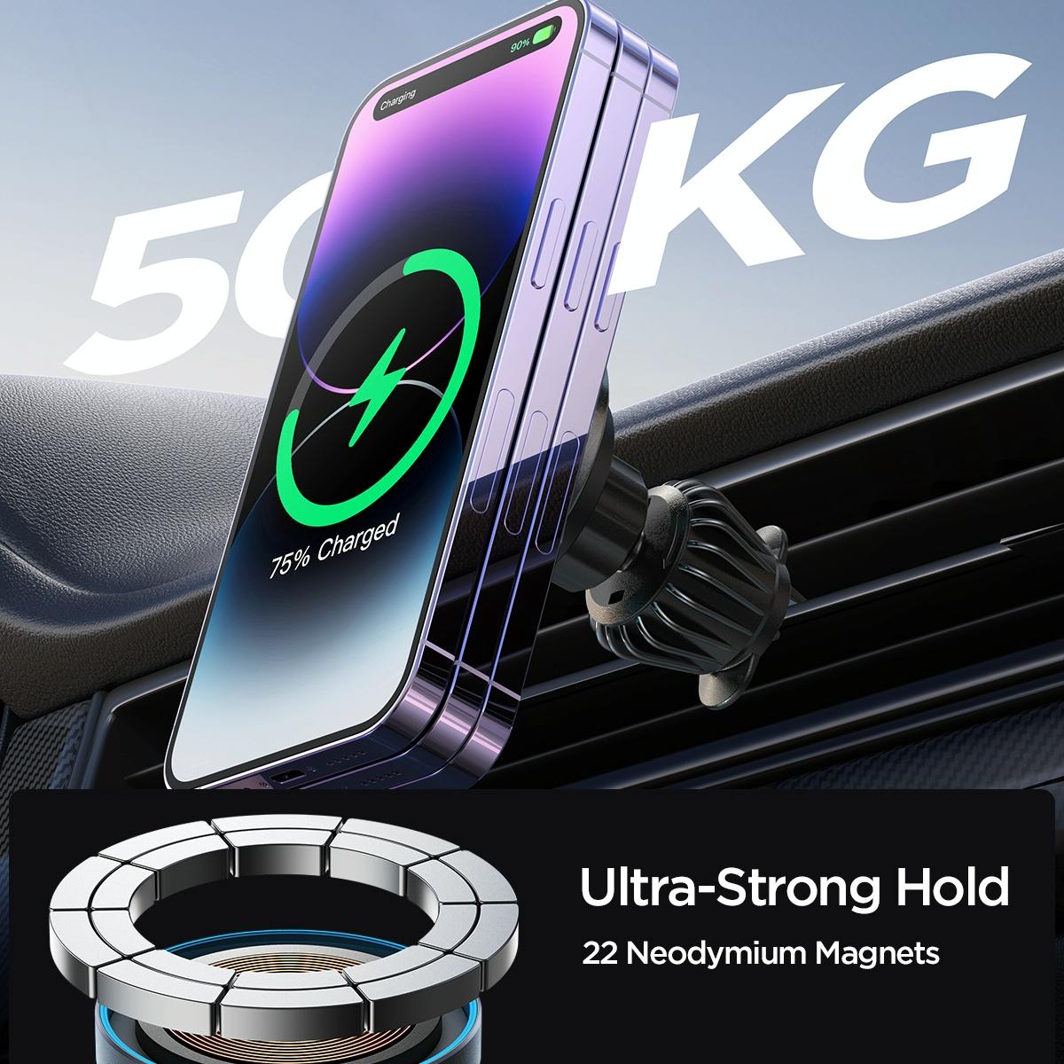 Pro Magnetic Wireless Car Charger For Jr-Zs240 - Black-1915196888886415363