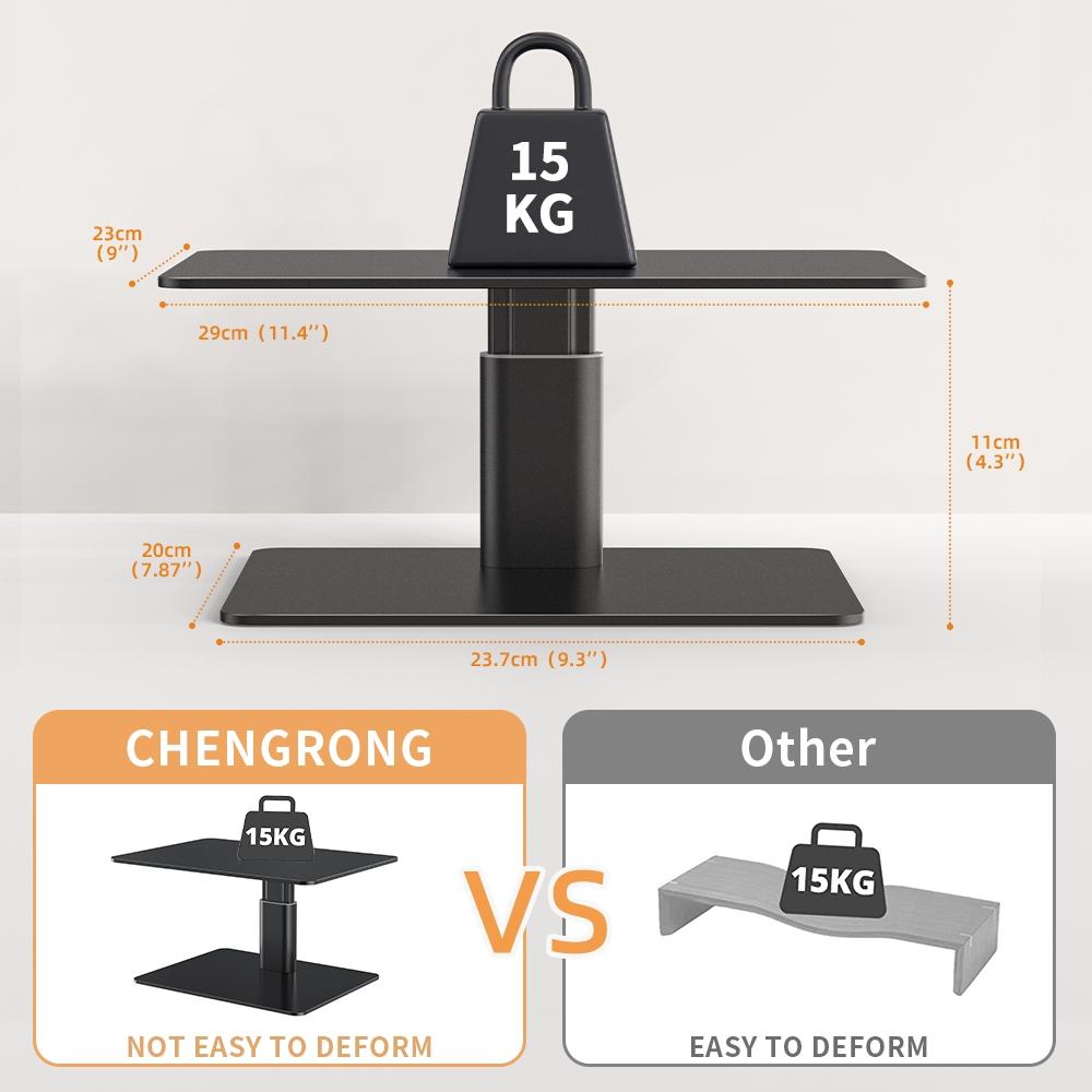 Aluminum Computer Screen Bracket - Black By Lenuo-1915196965809950724