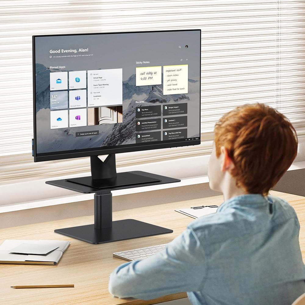 Aluminum Computer Screen Bracket - Black By Lenuo-1915196965809950726