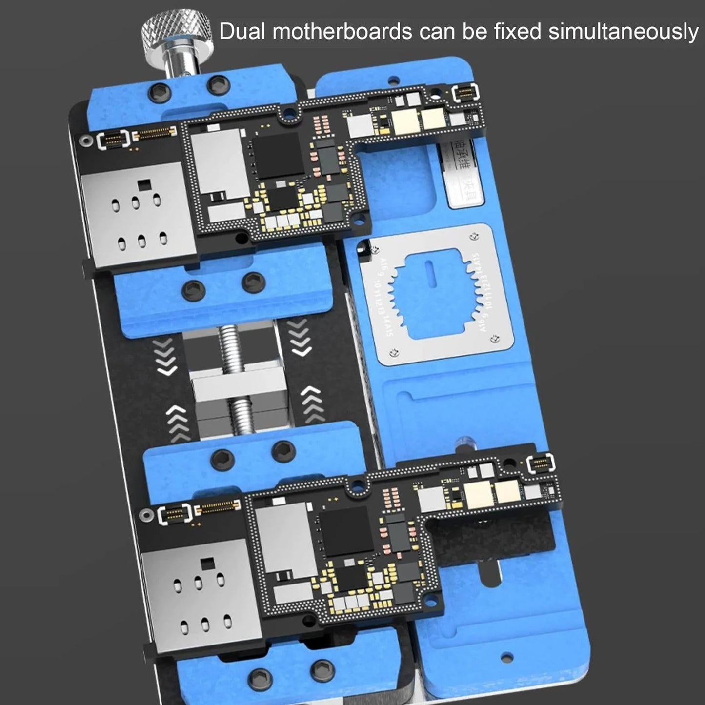 Universal Dual-Axis Fixture With Three Card Slots-1915198381161058310