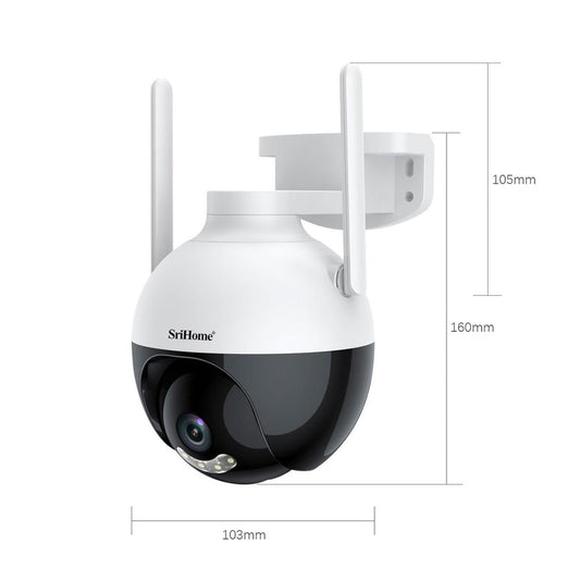 2Mp Ip66 Waterproof Ai Auto Tracking Night Vision Wifi Hd Camera-1915196519955435521