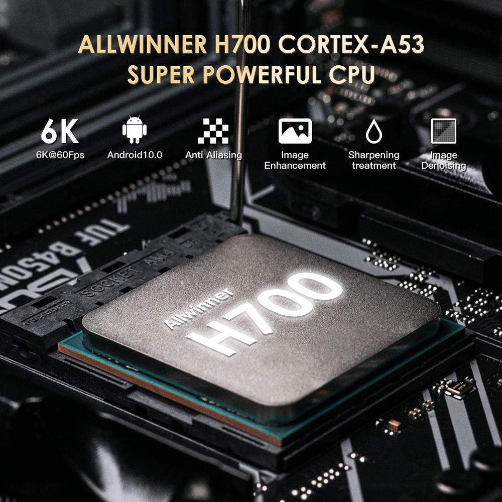 Portable Wifi Projector With Android 10 Os And Hd Display - White-1915196654219300871