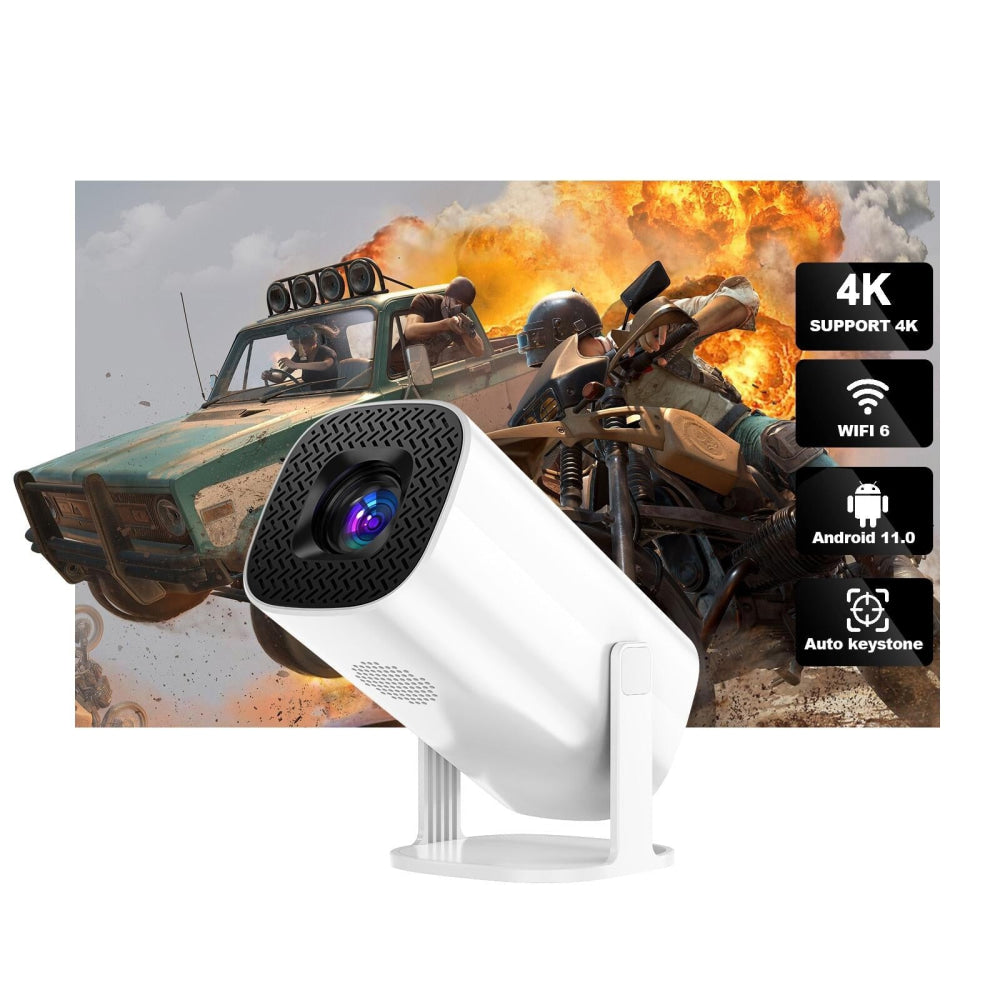 Portable Wifi Projector With Android 11 Os And Hd Display-1915196655943159809