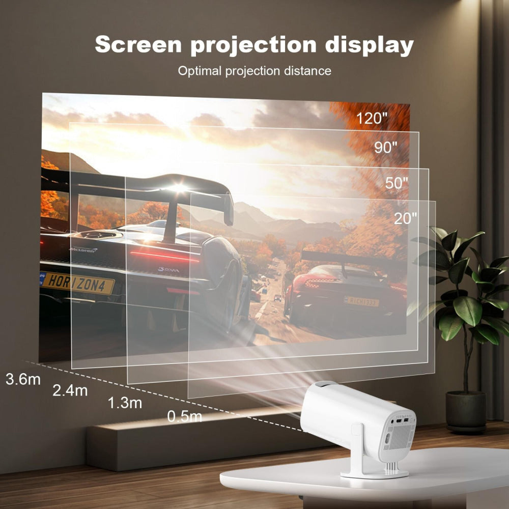 Portable Wifi Projector With Android 11 Os And Hd Display-1915196655943159813