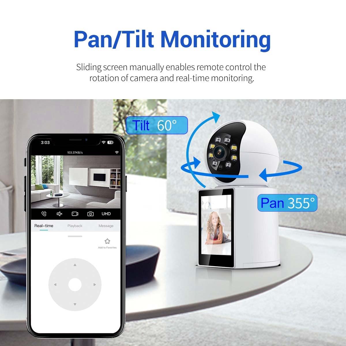 Smart Wifi Camera With Humanoid Detection And Audible Alarm-1915198324500205577