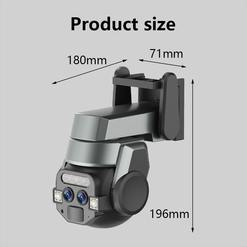 10X Binocular Zoom Dual Light Source Wifi Camera - Ip67 Waterproof For Outdoor Use-1915196522874671105