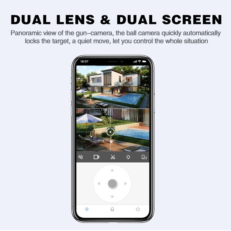 Waterproof Wifi Camera With Dual Light Source And 4Mp Zoom-1915196525567414281